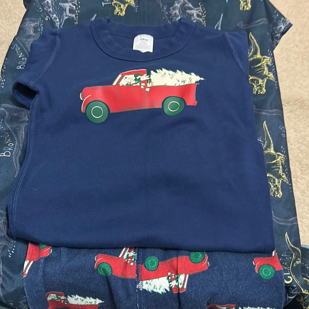 Long sleeve Mickey Mouse Christmas PJs